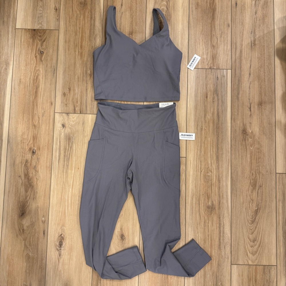 Old Navy PowerSoft Rib Set
